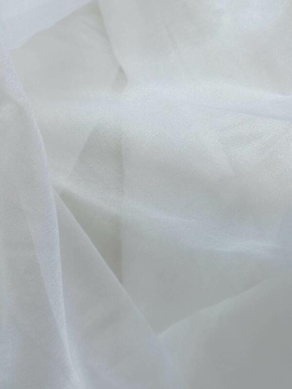 White nylon organza fabric wholesale