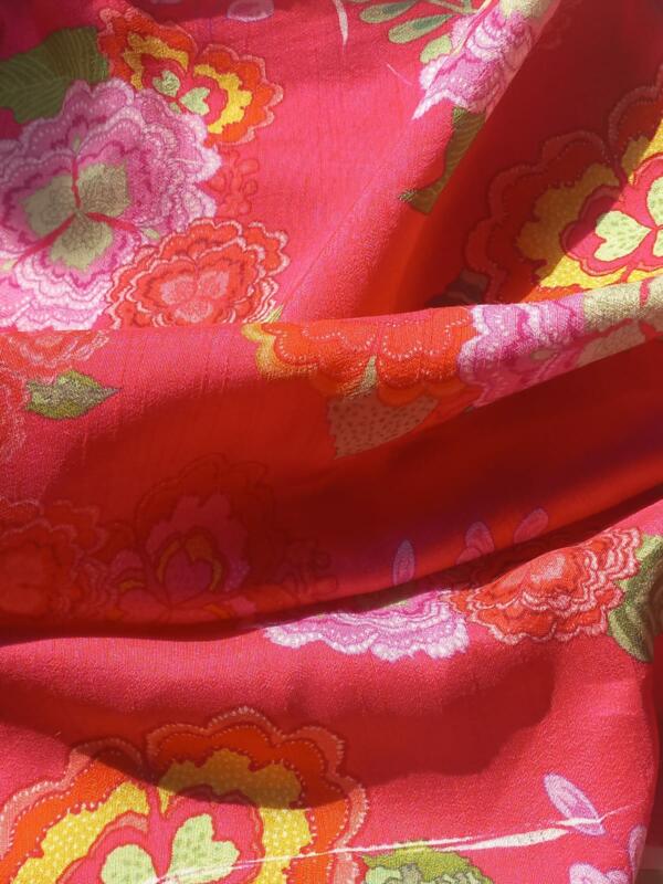printed dola silk fabric for Export Business