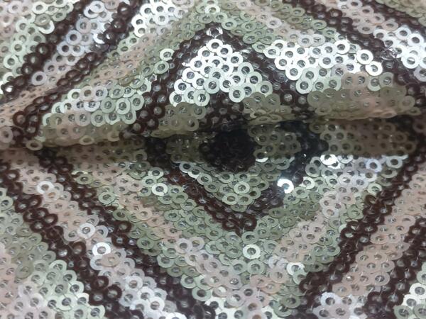 Allover sequin embroidery fabric online india