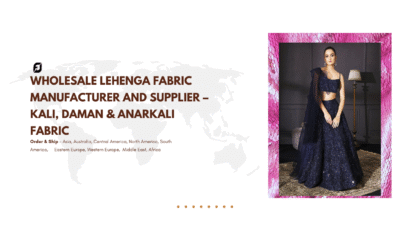 Wholesale Lehenga Fabric Manufacturer & Supplier