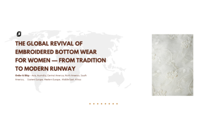 Embroidered Bottom Wear for Women | Global Trends