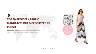 Top Embroidery fabric Manufacturer & Exporters in Russia