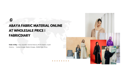 Abaya Fabric Material Online at Wholesale Price | FabricDiary