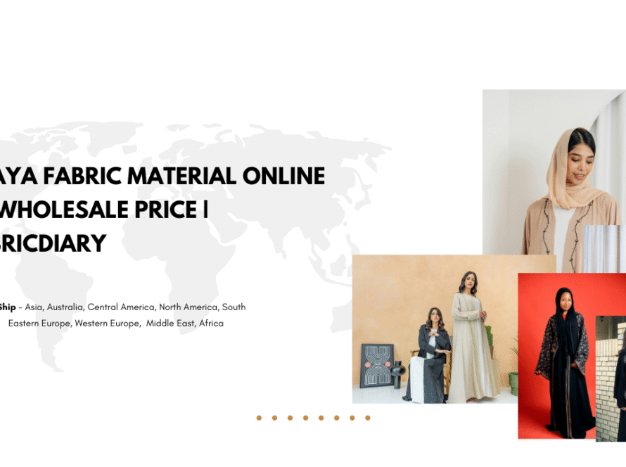Abaya Fabric Material Online at Wholesale Price | FabricDiary