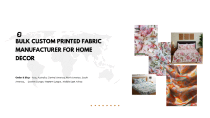 Bulk Custom Printed Fabric Manufacturer For Home Decor