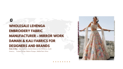 Wholesale Lehenga Embroidery Fabrics