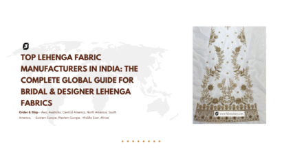 Top Lehenga Fabric Manufacturers in India