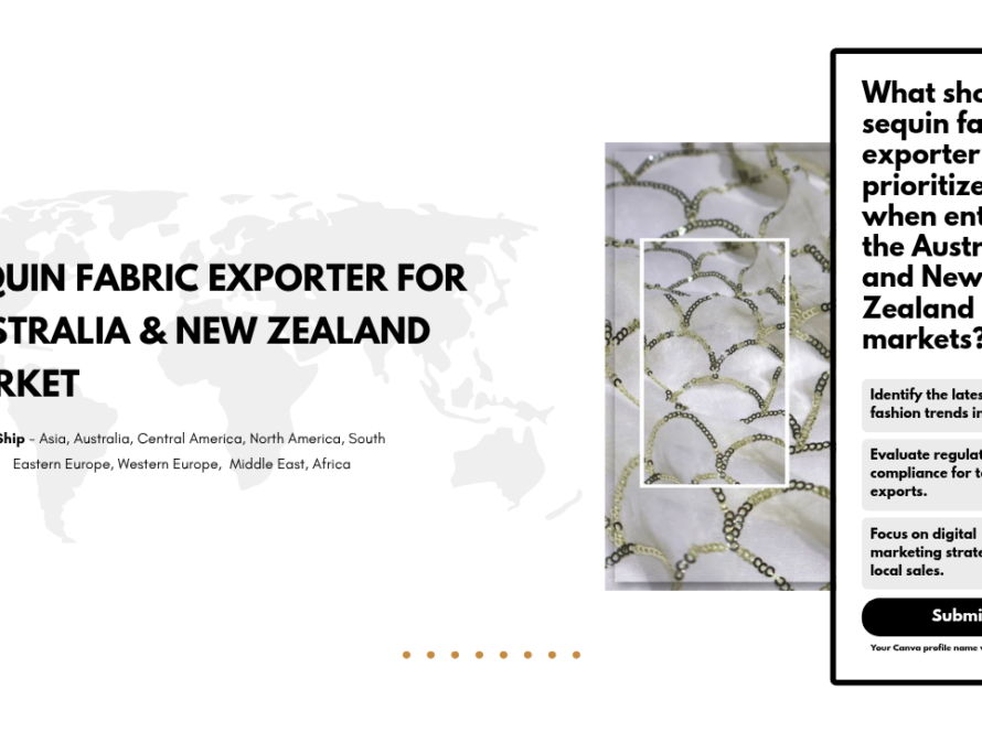 Sequin Fabric Exporter For Australia & New Zealand Market