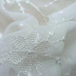 Buy Allover Viscose Thread Work Water Sequins Embroidery Fabric