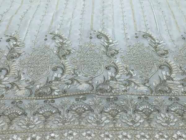 Buy Wonderful daman embroidery fabric @ 460 INR per mtr