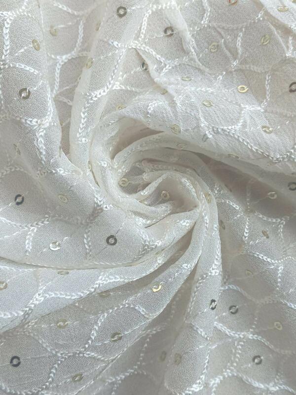 Buy embroidered fabric for your garments Creation