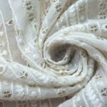 Buy Schiffli embroidery fabric for apparel creation