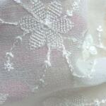 Floral Water Sequins Embroidered fabric