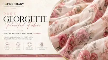 Georgette Printed Fabric Manufacturing in India From Fabric Selection to Global Bulk Supply