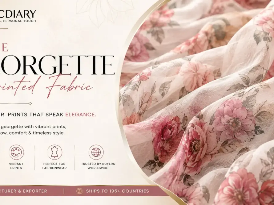 Georgette Printed Fabric Manufacturing in India From Fabric Selection to Global Bulk Supply