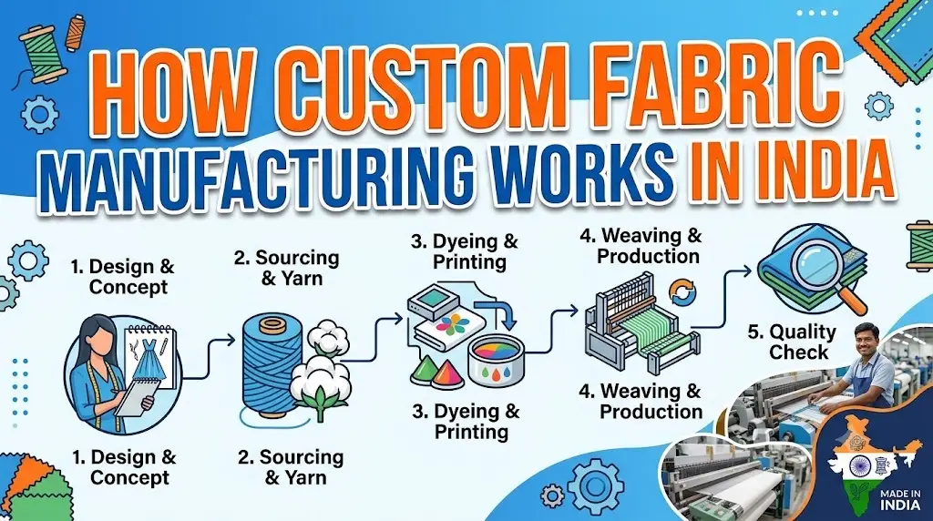 How Custom Fabric Manufacturing Works in India