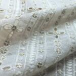 Premium Schiffli embroidery fabric