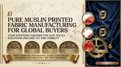 Pure Muslin Printed Fabric Manufacturing for Global Buyers