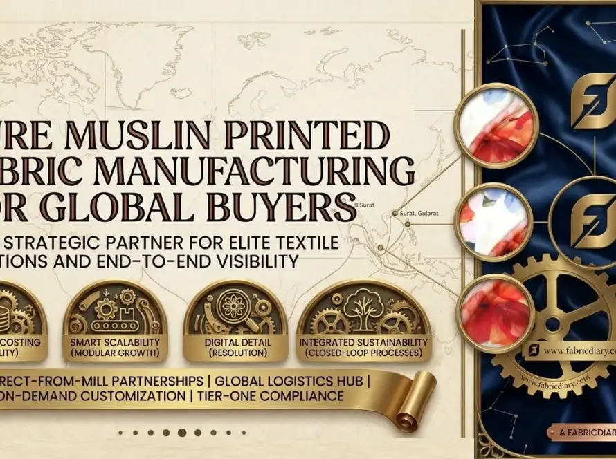 Pure Muslin Printed Fabric Manufacturing for Global Buyers