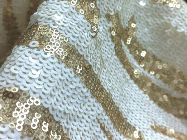 Sequins Embroidery fabric
