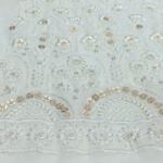 Buy Designer Embroidered Kali fabric For lehenga @ 192 Per Kali