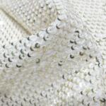 Designer Cotton Sequins Embroidery fabric