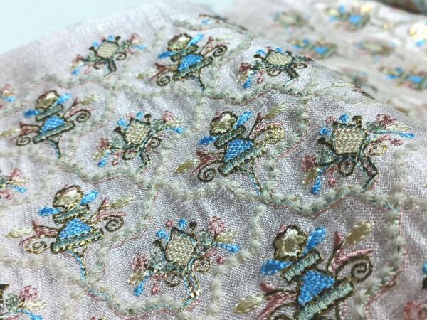 Men buy off white readymade sherwani embroidered fabric