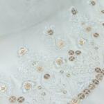 Plain suit with heavy dupatta party wear