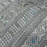 Women designer embroidered rayon kurta fabric