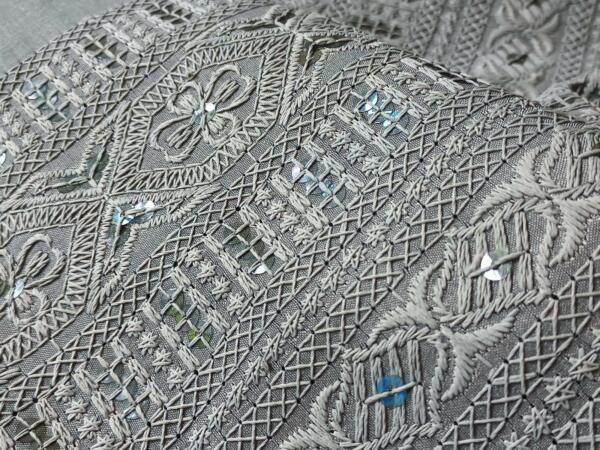 Women designer embroidered rayon kurta fabric
