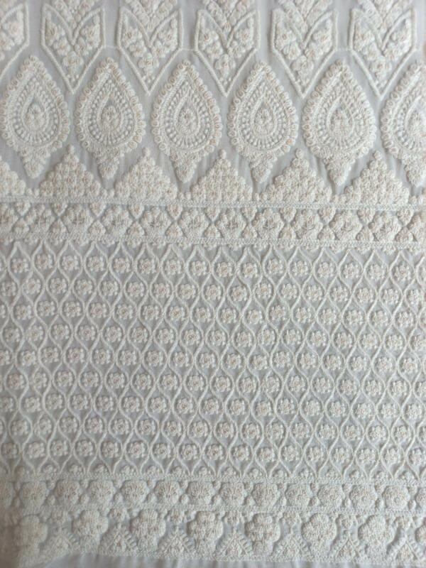 heavy Embroidery work Georgette fabric