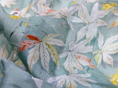 Buy Madhav Fashion Teal Green Floral Viscose Muslin Printed Fabric