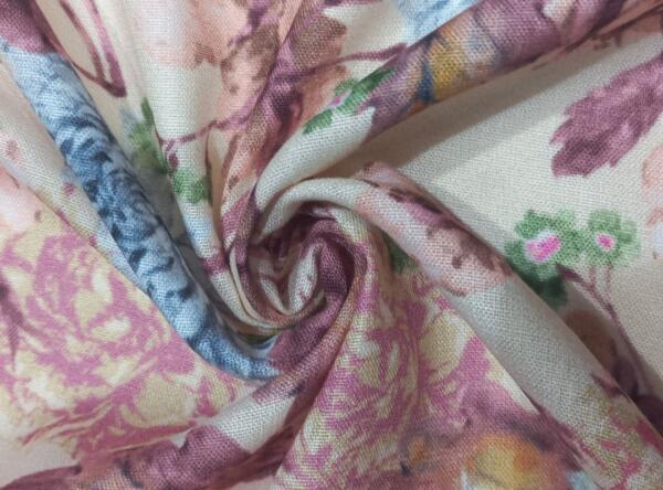 cotton floral print fabric