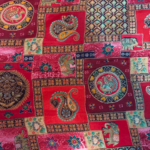 madhav fashion Position Print fabric