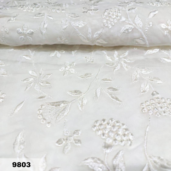Allover Jaal Pattern Embroidery fabric