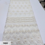 Madhav fashion Designer Embroidered Organza Dupatta fabric 