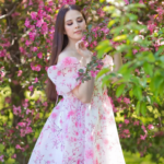 Pink Floral Printed fabric