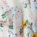 Shop Now Cream Swiss Cotton Floral Printed Fabric