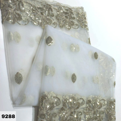 Embroidered Net Dupatta