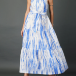 Madhav fashion Digital Printed Shibori pattern on cotton