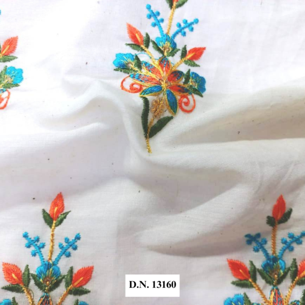 Attractive Kora Cotton Butti design fabric