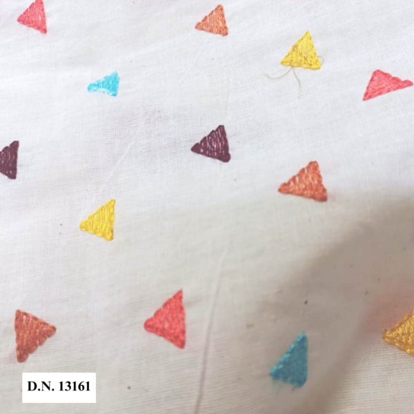 Cotton Butti fabric for saree