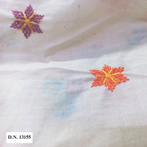 Exclusive Embroidery Design on Pure Cotton Fabric