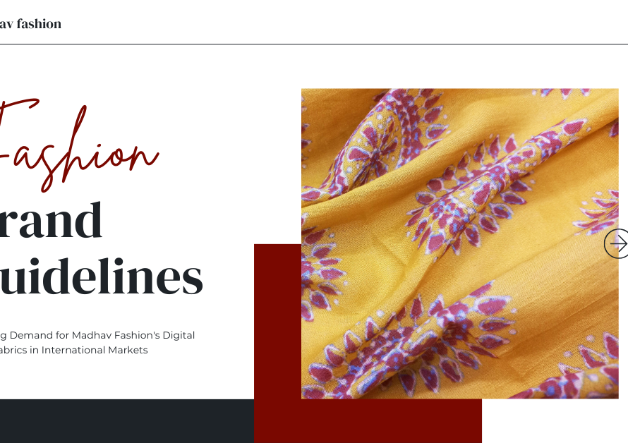 Growing Demand for Madhav Fashion's Digital Print Fabrics in International Markets