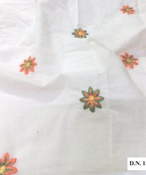 Purchase Premium Kora Cotton Butti for Saree Creation