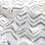 Madhav fashion Dyeable allover foil Print Georgette fabric