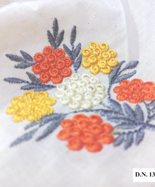 Madahv fashion Designer Embroidered Floral cotton fabric