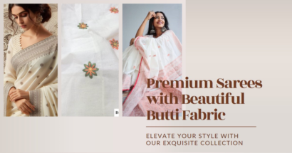 Make Premium saree with Beautiful butti fabric