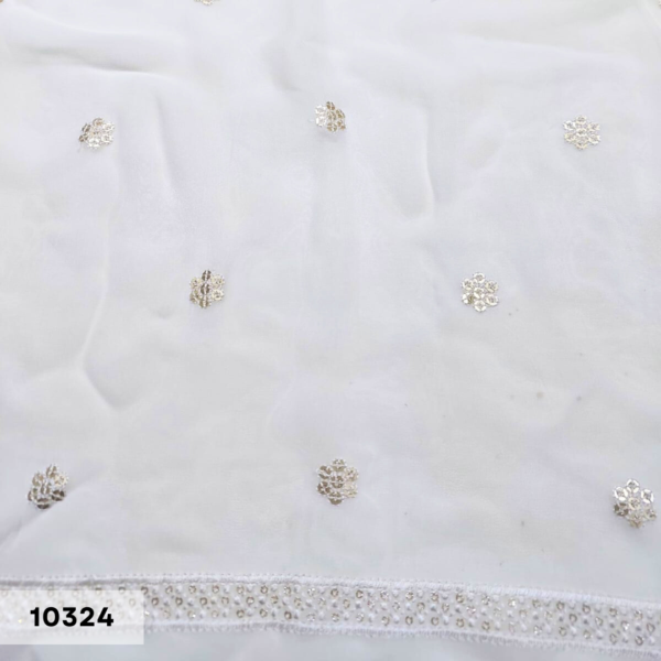 Premium Embroidered dupatta fabric