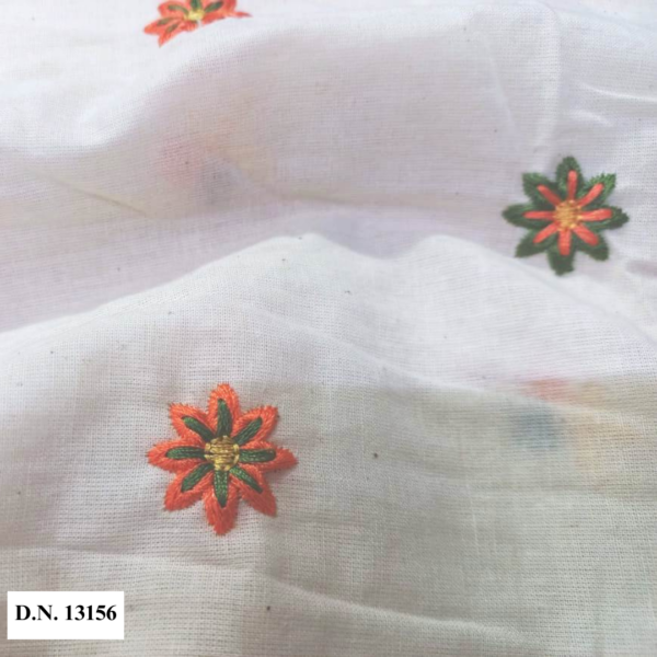 Purchase Premium Kora Cotton Butti for Saree Creation